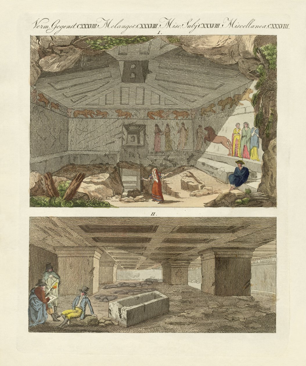 Die etruskischen Katakomben in der Altstadt von Tarquinia von German School