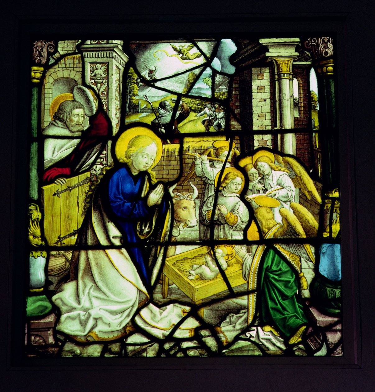 Die Geburt Christi, ca. 1526 von German School