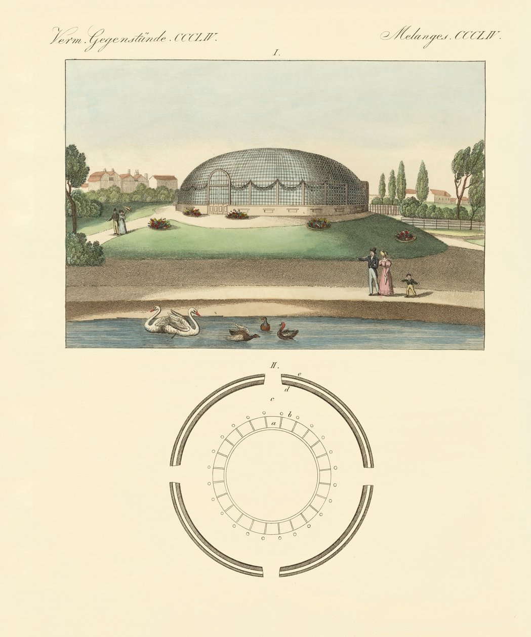 Das kuppelförmige Gebäude im zoologischen Garten von Surrey von German School