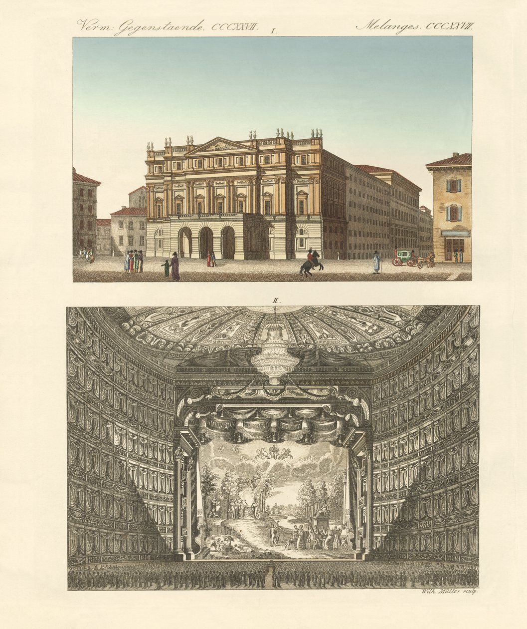 Das Theater Della Scala in Mailand von German School
