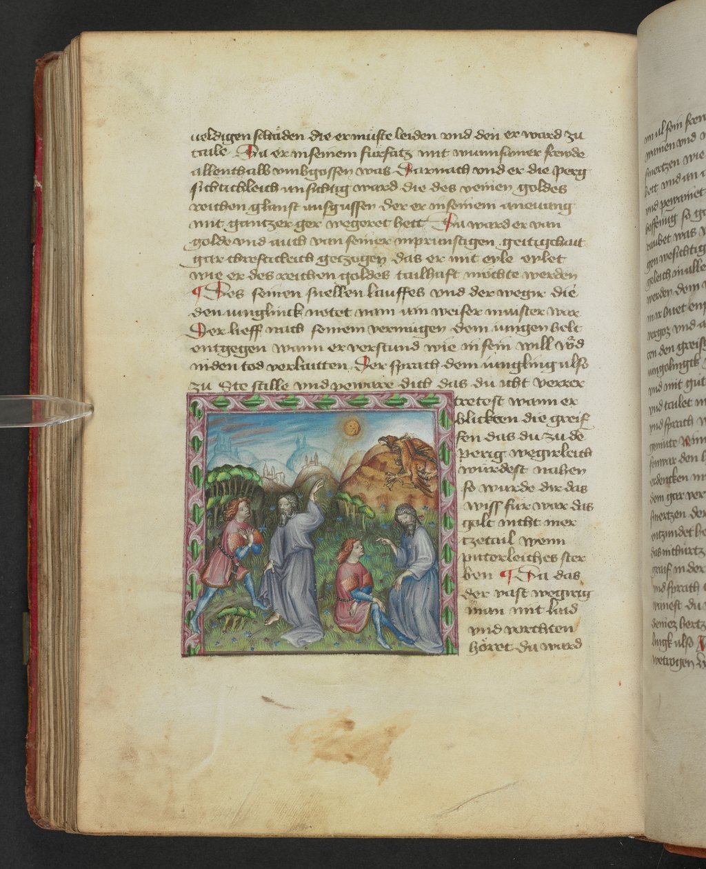 Ulrich von Pottenstein, Das Buch der natürlichen Weisheit, Egerton MS 1121 f.114v, ca. 1430 von German School
