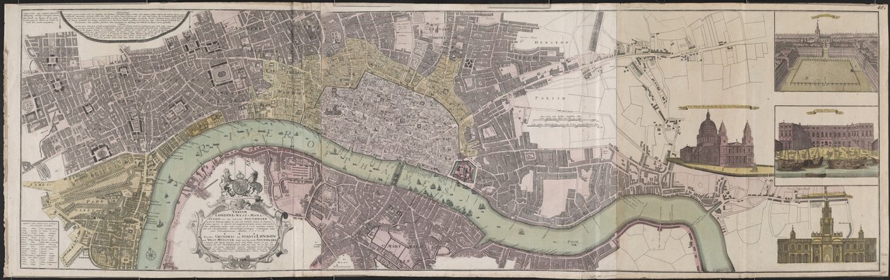Vrbium Londini et West-Monasterii nec non suburbii Southwark von German School