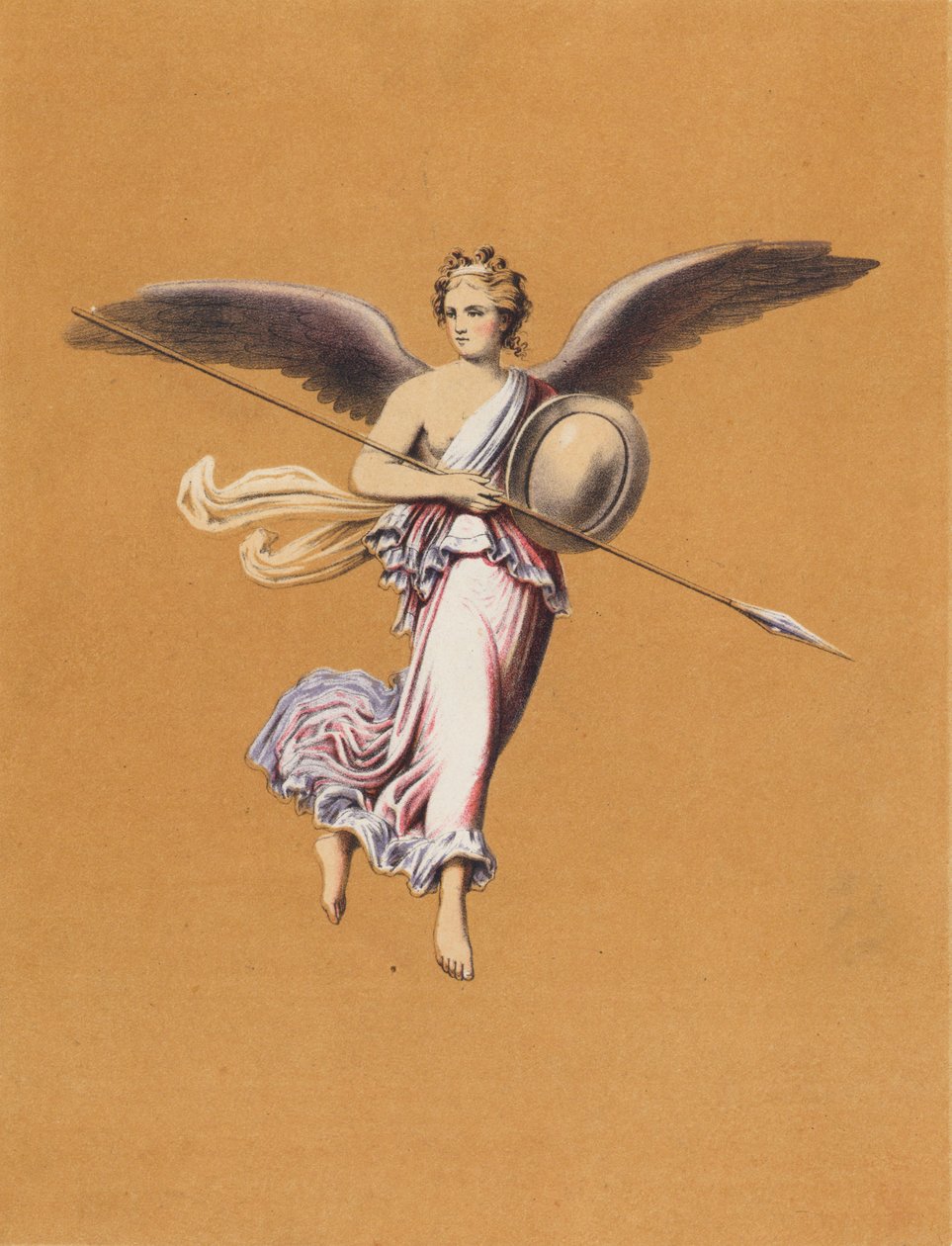 Wandmalerei aus Pompeji, Italien von German School