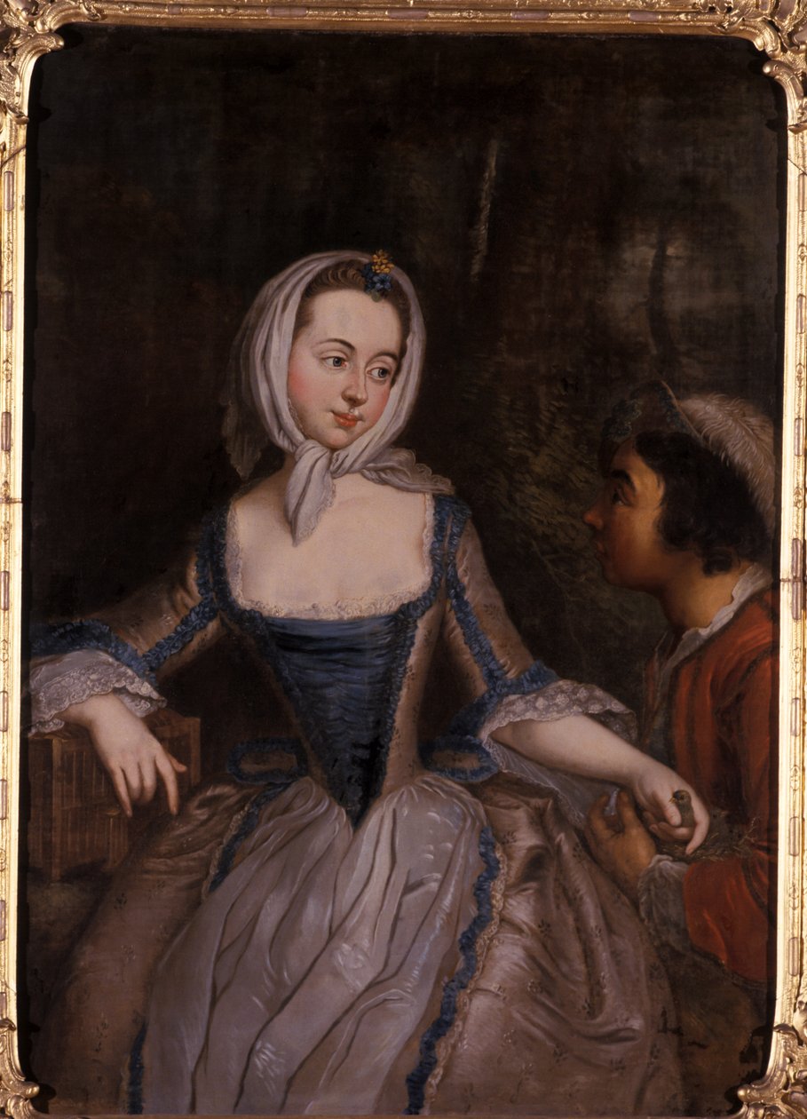 Junge Frauen und ein Bube von German School