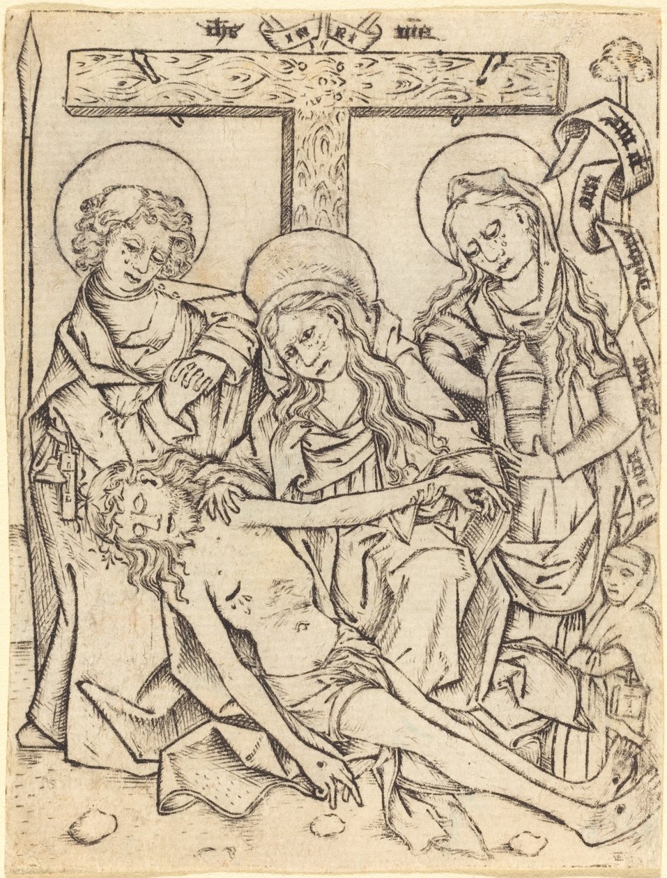 Die Beweinung von German or Netherlandish 15th Century