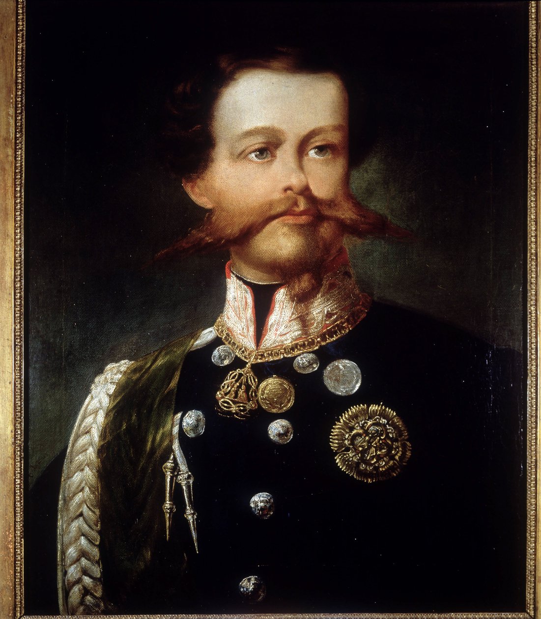 Porträt von Viktor Emanuel II. (Vittorio Emanuele) (1820-1878) von Gerolamo (Girolamo) Induno. Museo del Risorgimento. Mailand. von Gerolamo Induno