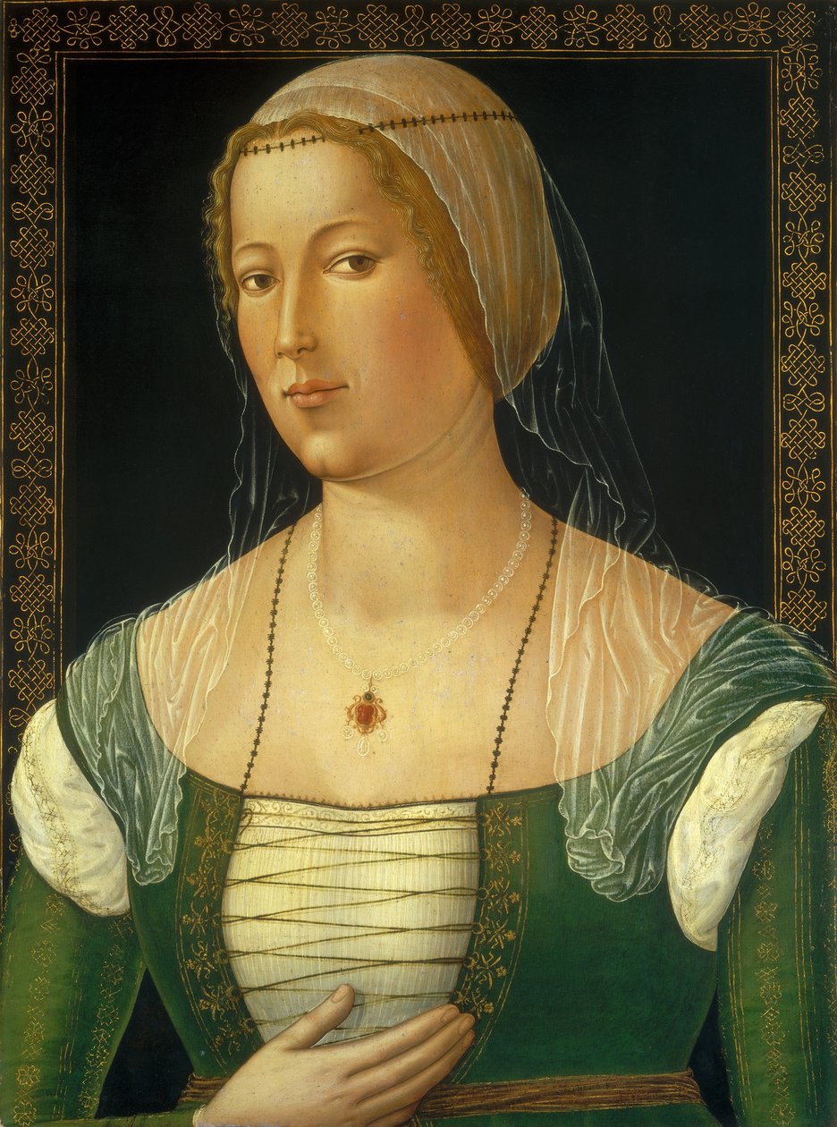 Porträt einer jungen Frau, ca. 1508 von Gerolamo di Benvenuto