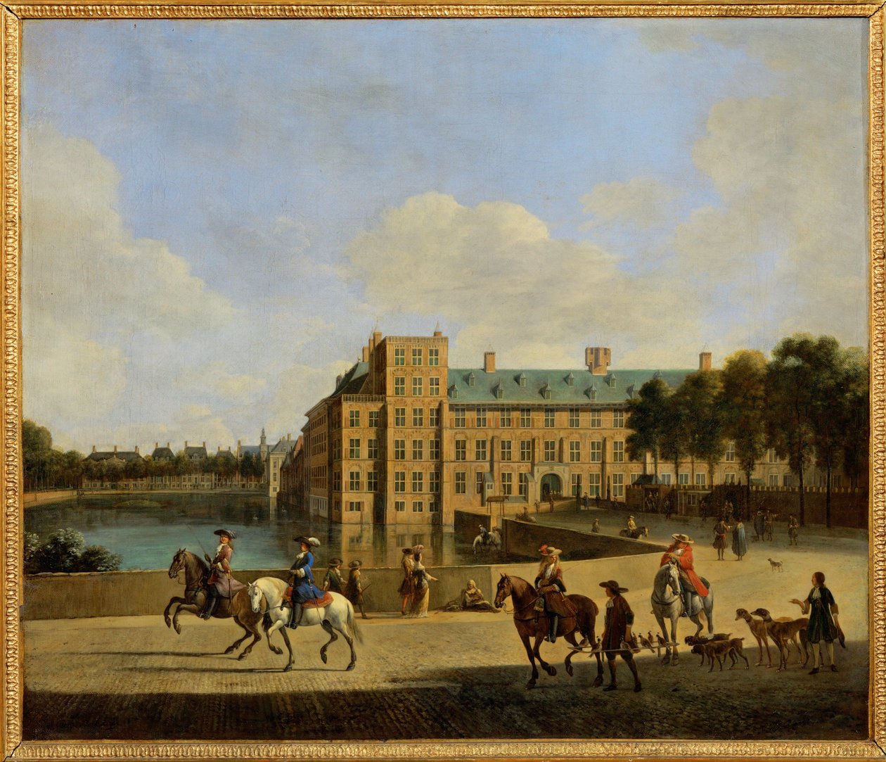 Der Binnenhof am Vijver in Den Haag von Gerrit Adriaensz Berckheyde