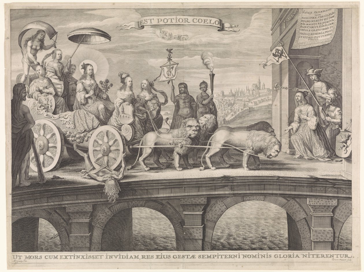 Allegorie auf die Begrüßung von Königsmarck von Gerrit Gerritsz van Fenaem