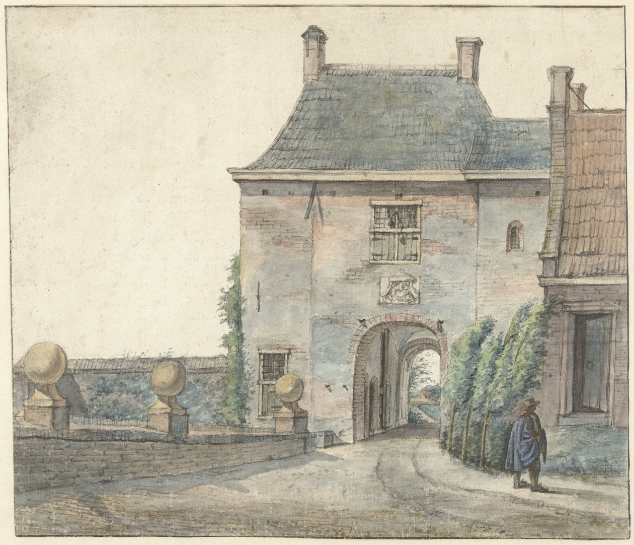 Das Tor des Schlosses von Heemstede von Gerrit Lamberts