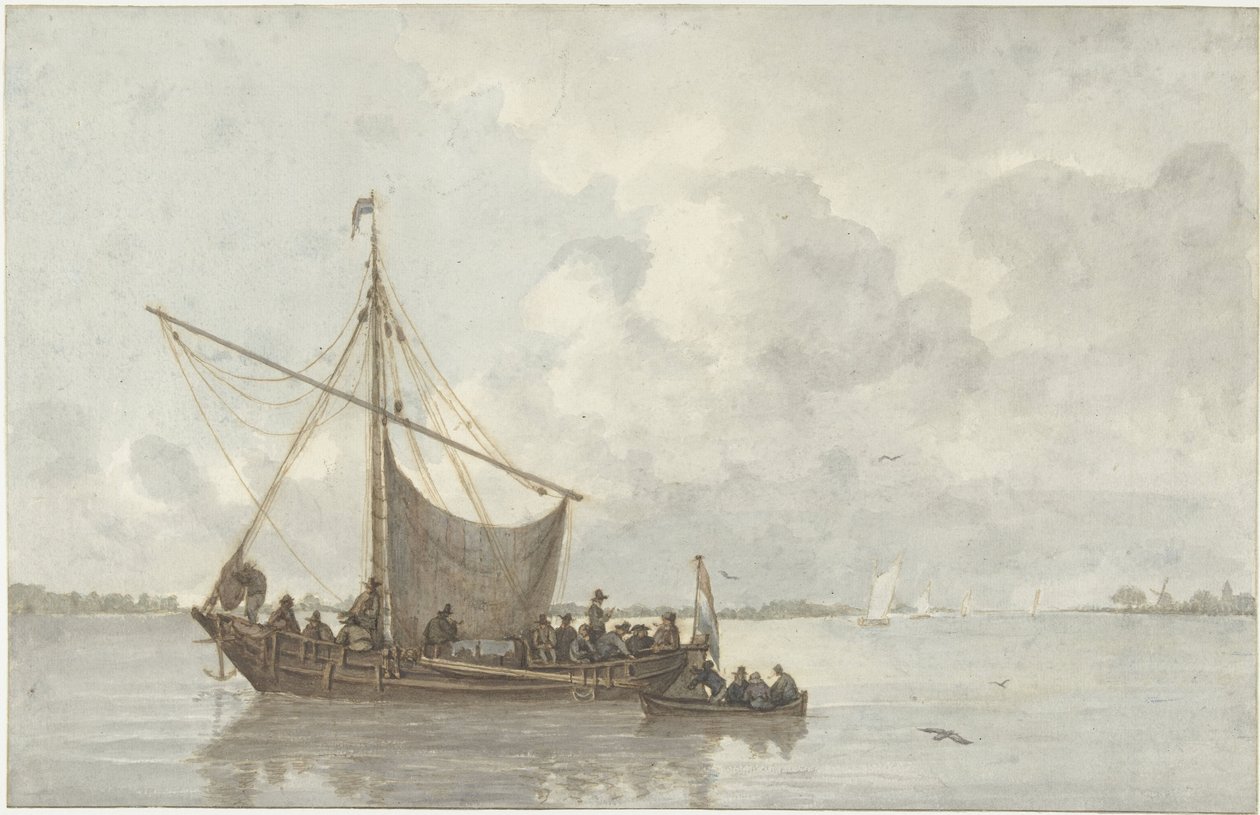 Flusslandschaft von Gerrit Lamberts
