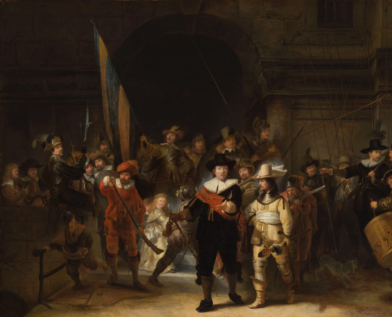 Kopie der Nachtwache (Die Kompanie von Hauptmann Frans Banning Cocq und Leutnant Willem van Ruytenburch, bekannt als 