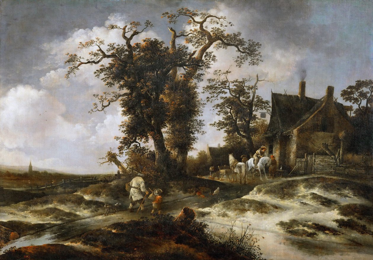 Barock: Das Gasthaus am Rand der Dünen von Gerrit van Hees