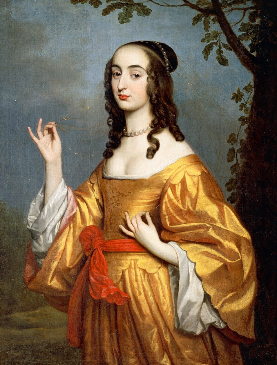 Porträt von Gräfin Louise Henriette von Nassau von Gerrit van Honthorst