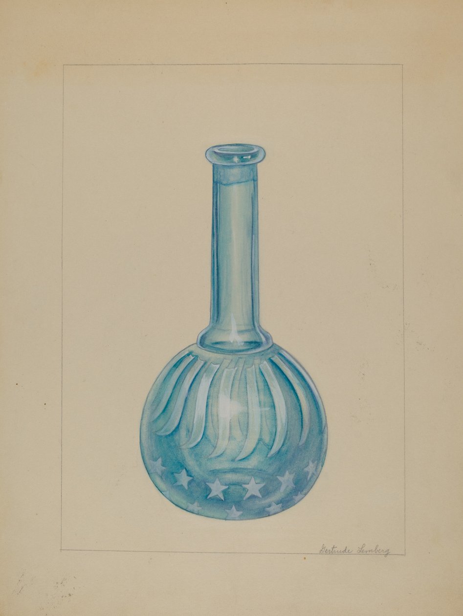 Friseursalon-Flasche, ca. 1936 von Gertrude Lemberg