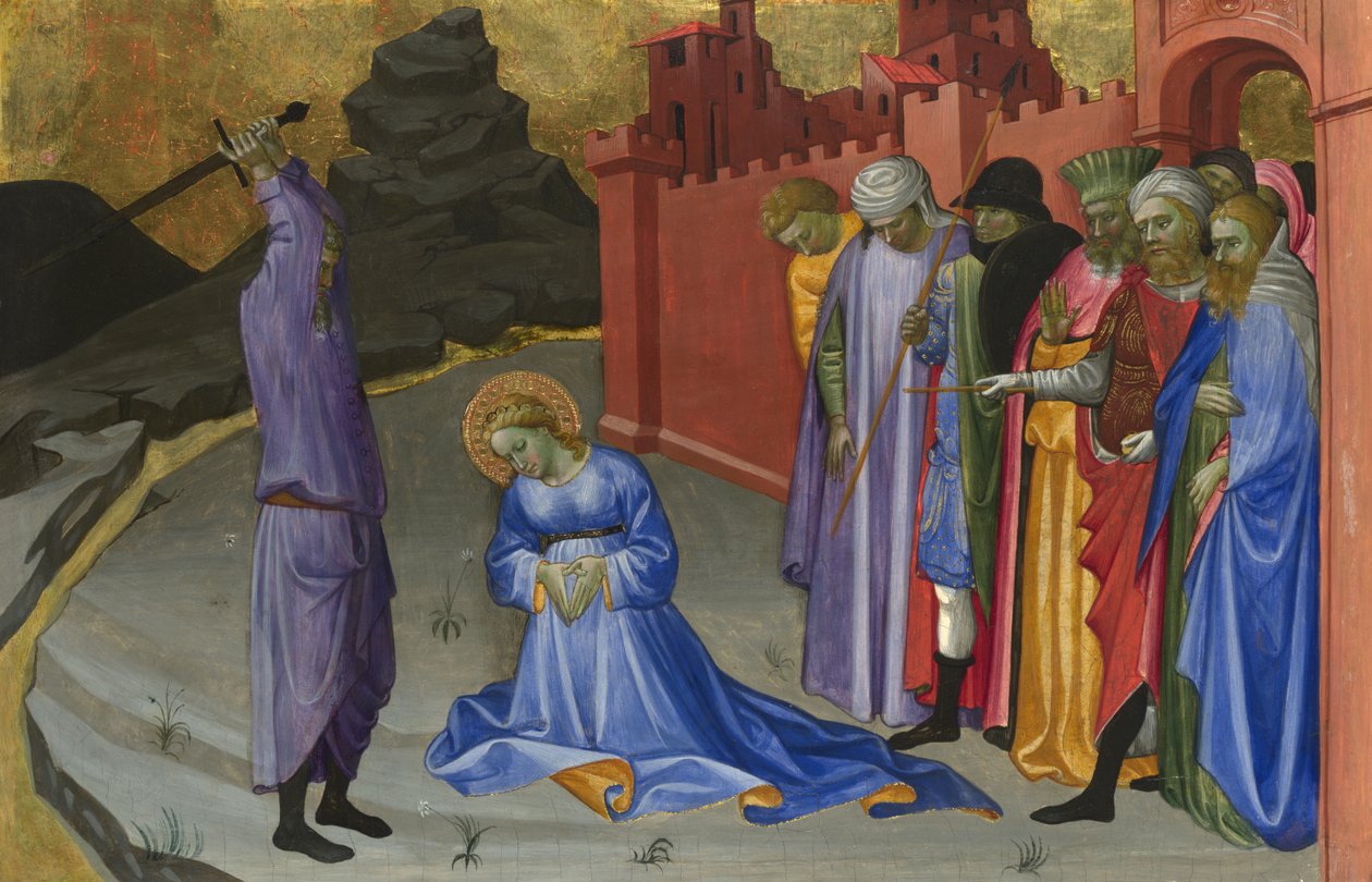 Die Enthauptung der heiligen Margarete, um 1409 von Gherardo Starnina