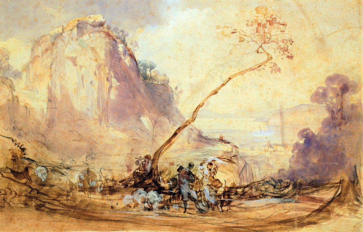 Landschaft von Sorrent, ca. 1848 von Giacinto Gigante