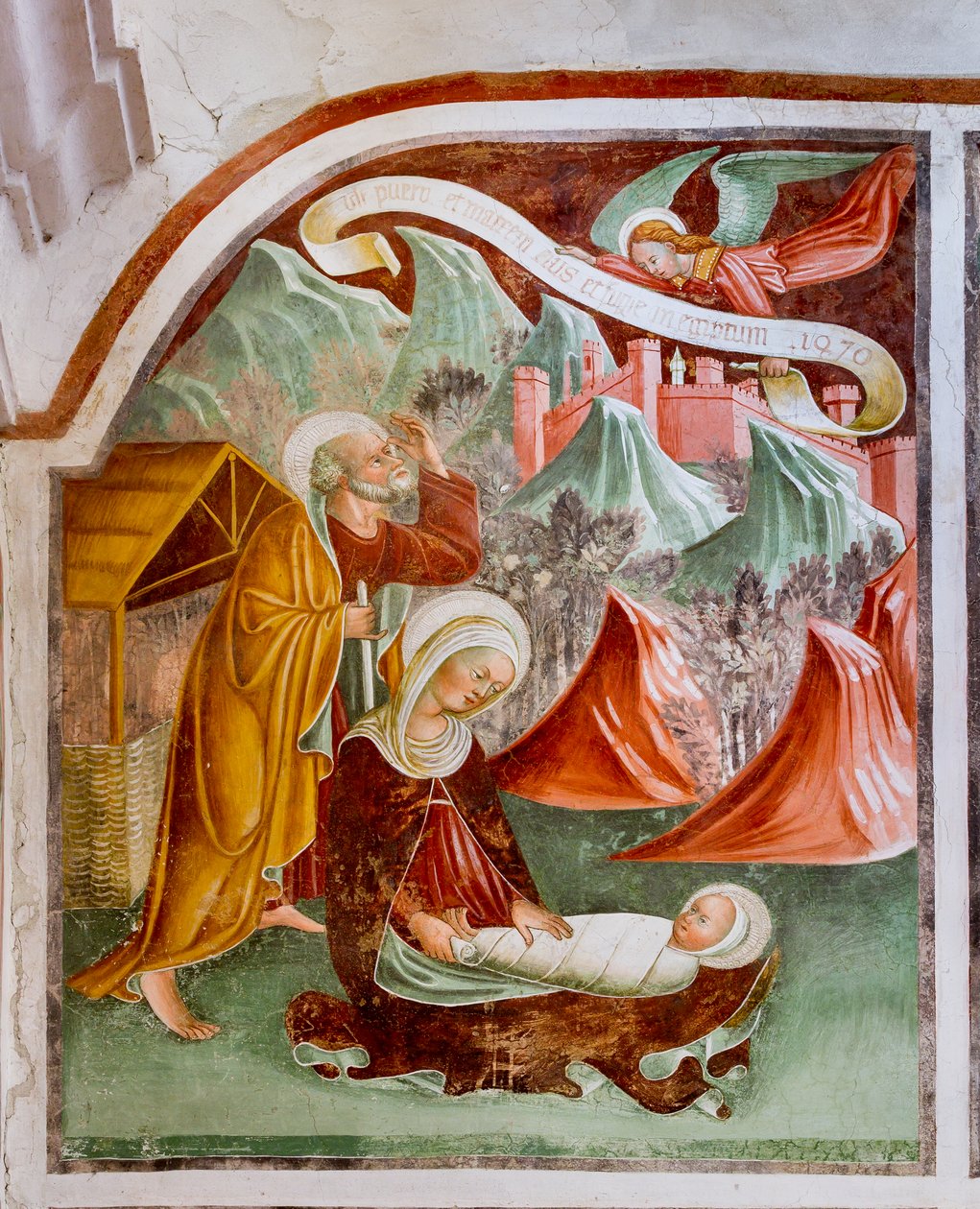 Hochzeit zu Kana (Detail) von Giacomo Borlone de Buschis