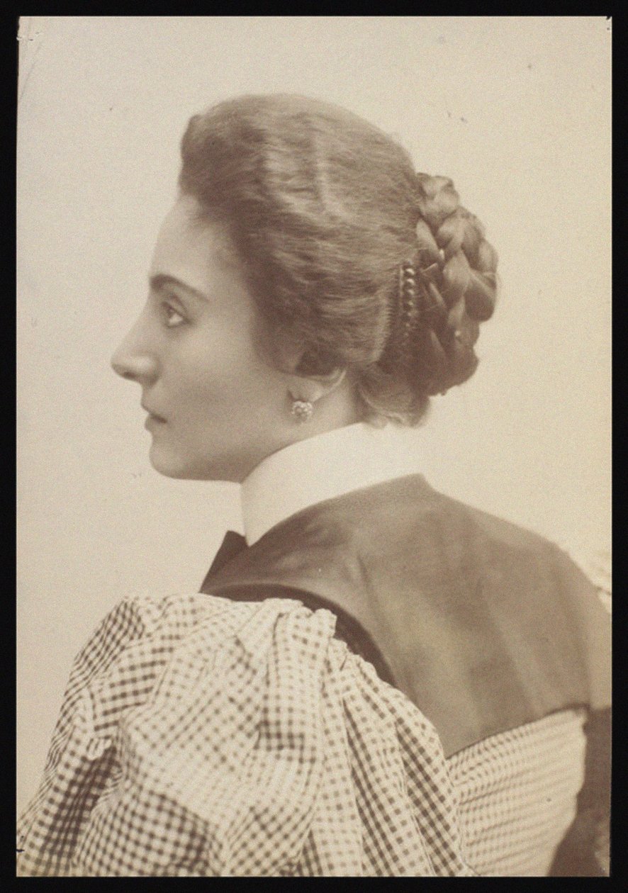 Porträt von Gemma Bellincioni (1864-1950) von Giacomo Brogi (1822-1881) von Giacomo Brogi