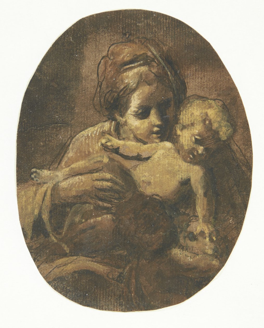 Madonna mit Kind von Giacomo Cavedone