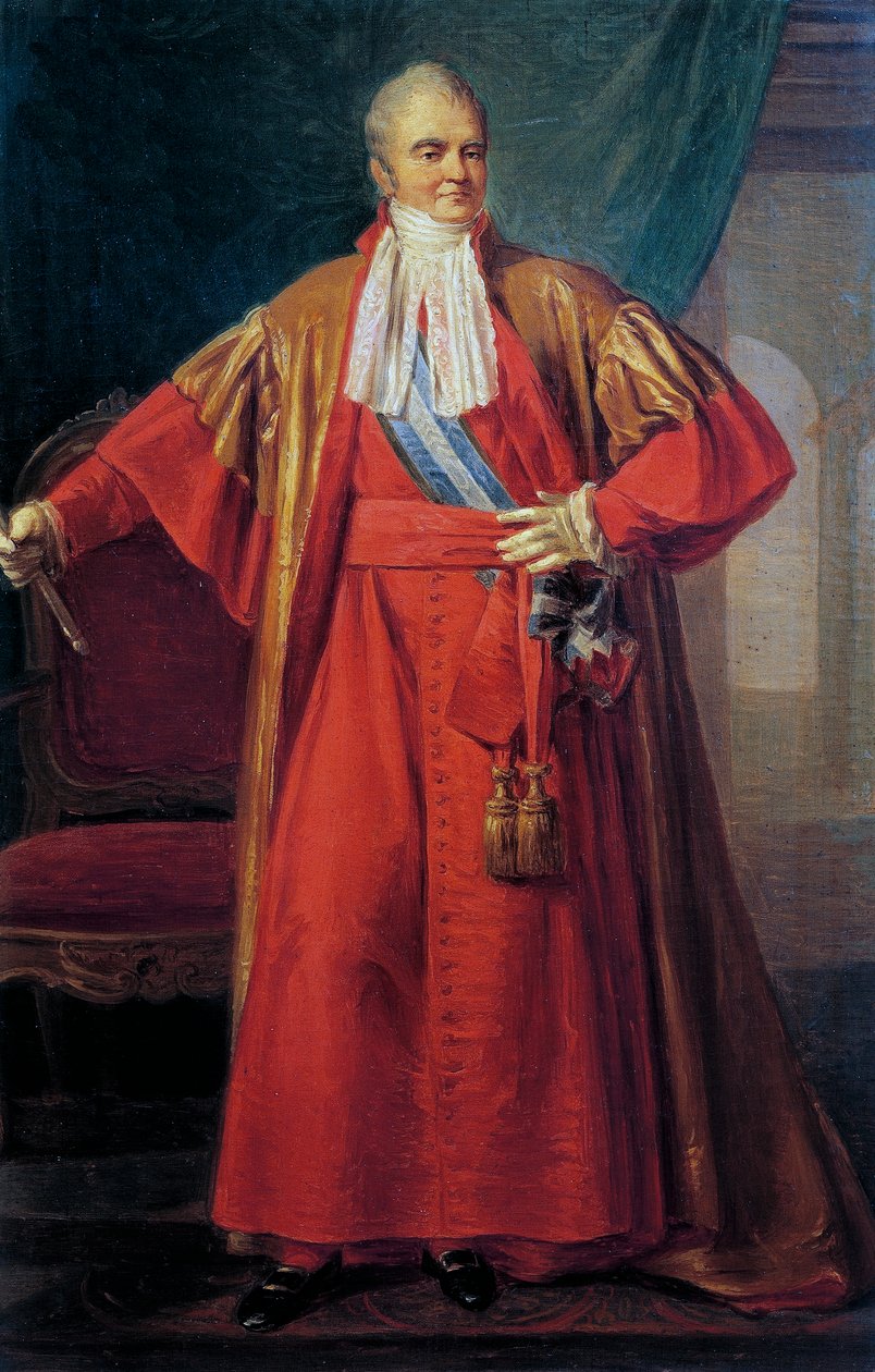 Porträt von Paluzzo Altieri (1760-1834), Prinz, Gemälde von Giacomo Conca (1785-1858) von Giacomo Conca