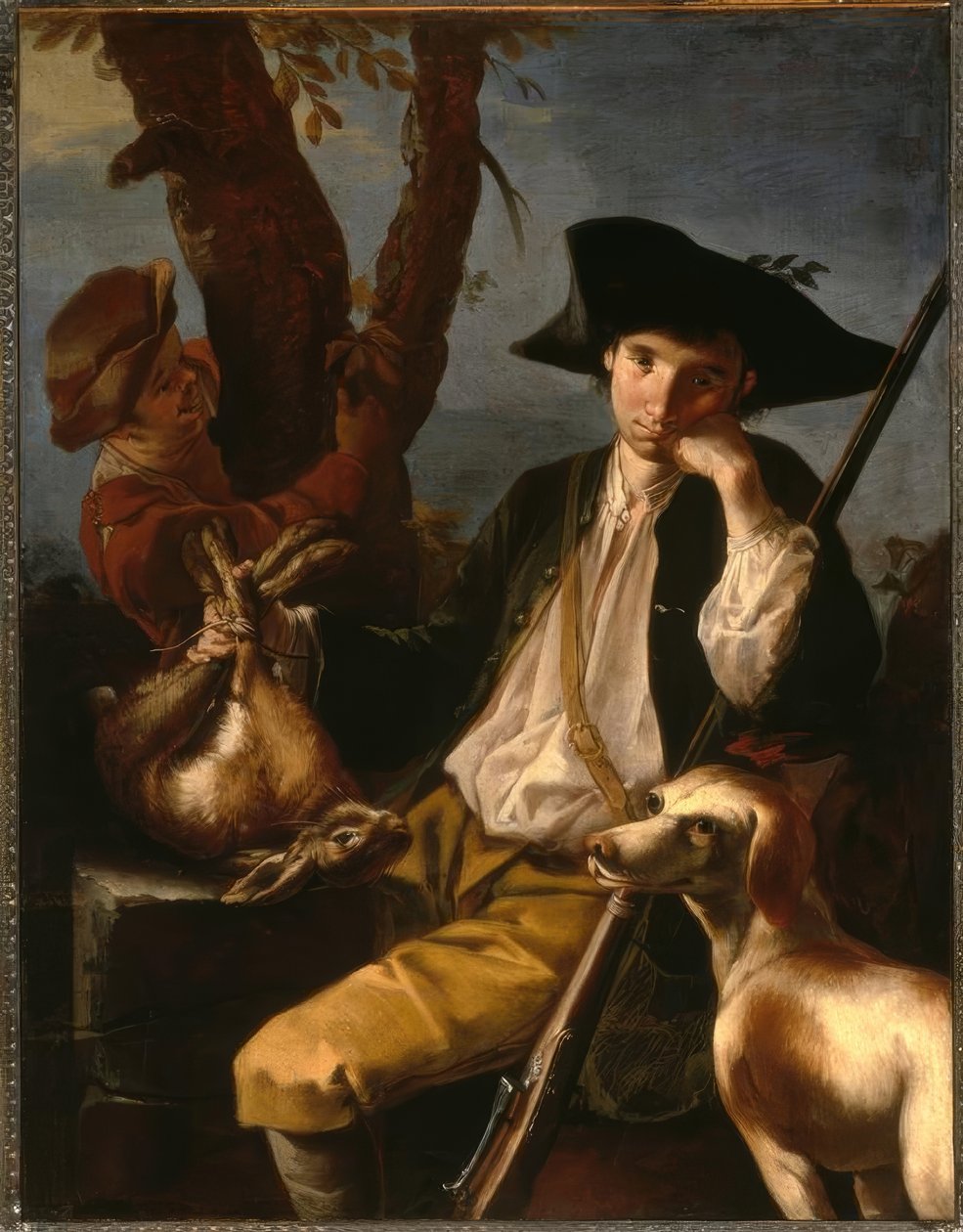 Rastender Jäger von Giacomo Francesco Cipper