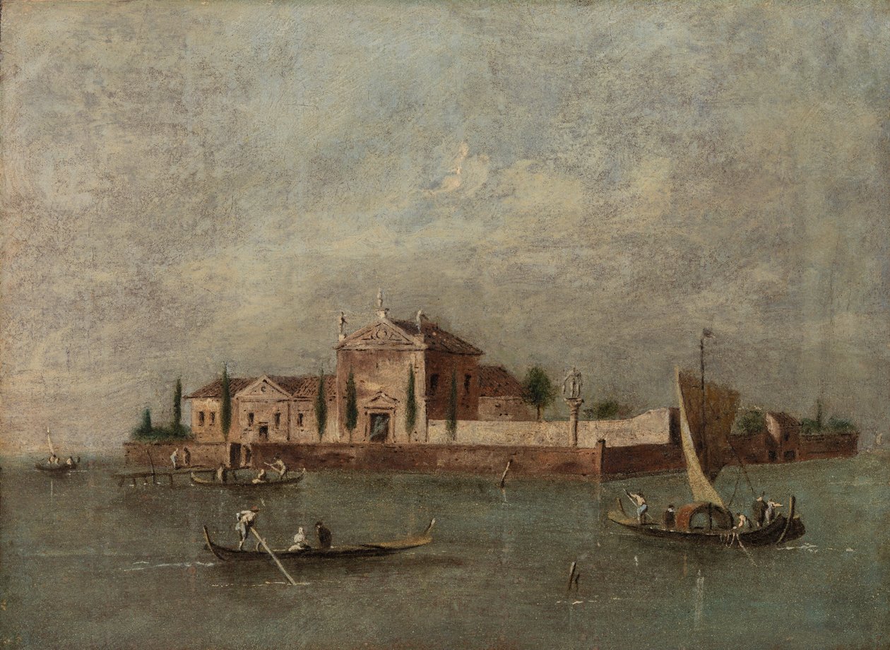 Isola della Beata Vergine del Rosario von Giacomo Guardi