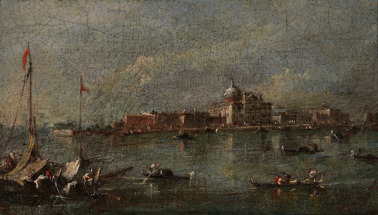 Venezianische Szene von Giacomo Guardi