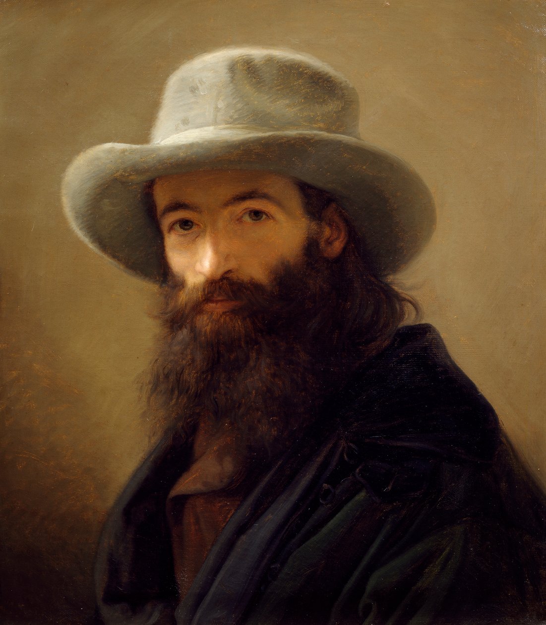 Selbstporträt im orientalischen Gewand von Giacomo Trecourt