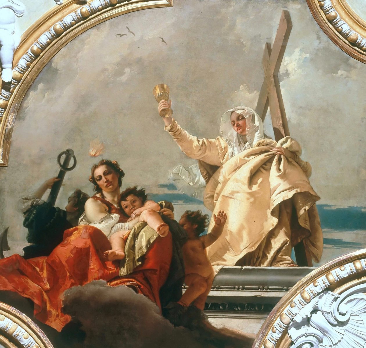 Glaube, Hoffnung und Nächstenliebe, 1744 von Giambattista Tiepolo
