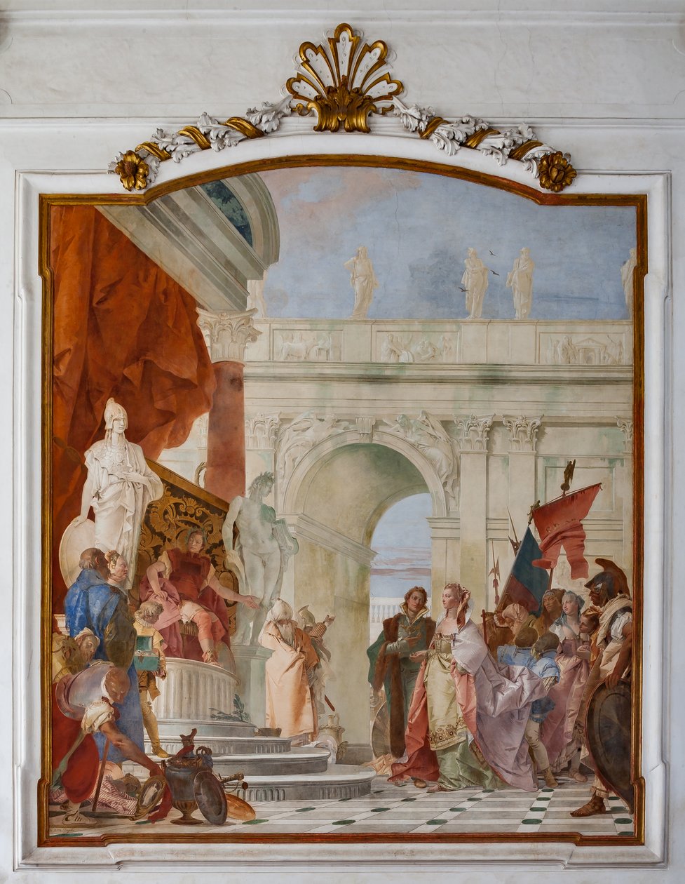 Die Großzügigkeit des Scipio Africanus von Giambattista Tiepolo