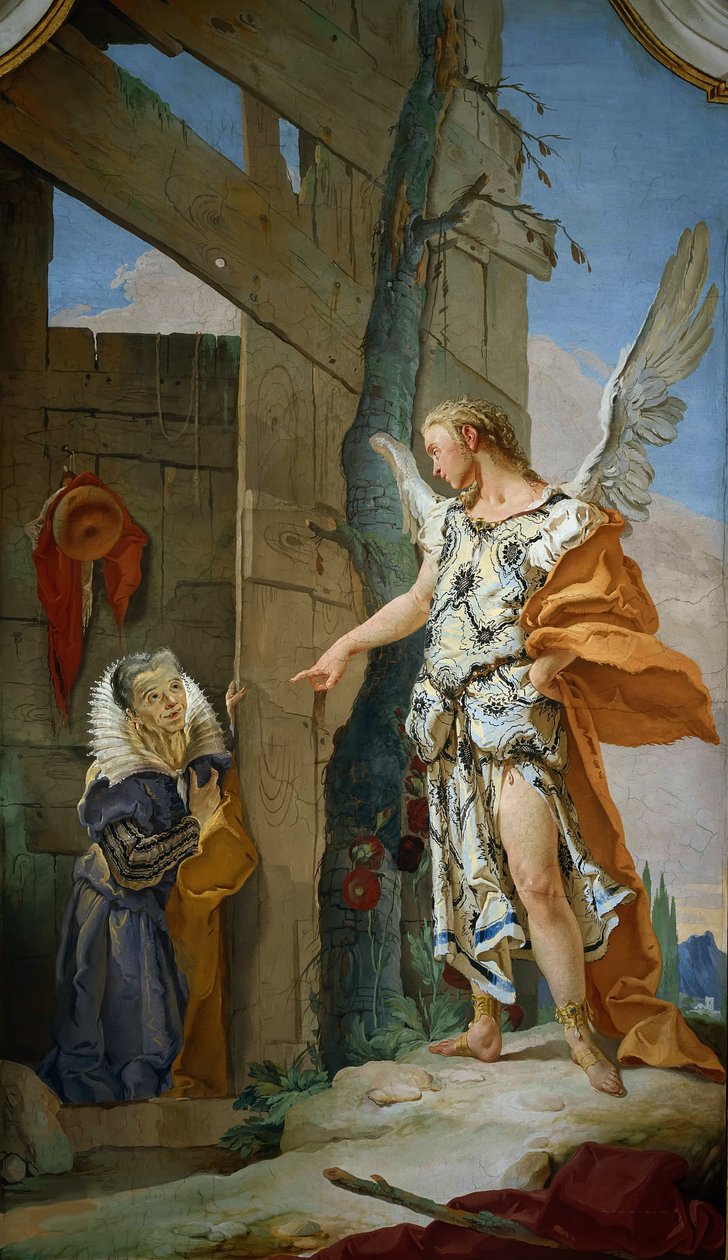 Die Erscheinung des Engels vor Sarah von Giambattista Tiepolo
