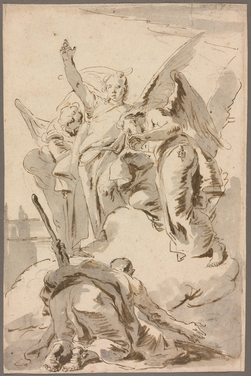 Drei Engel erscheinen Abraham von Giambattista Tiepolo