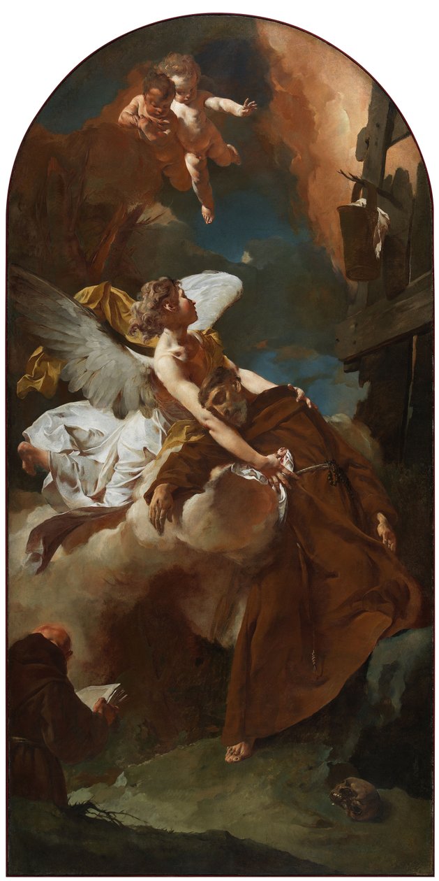 Heiliger Franz von Assisi in Ekstase, ca. 1729 von Giovanni Battista Piazzetta