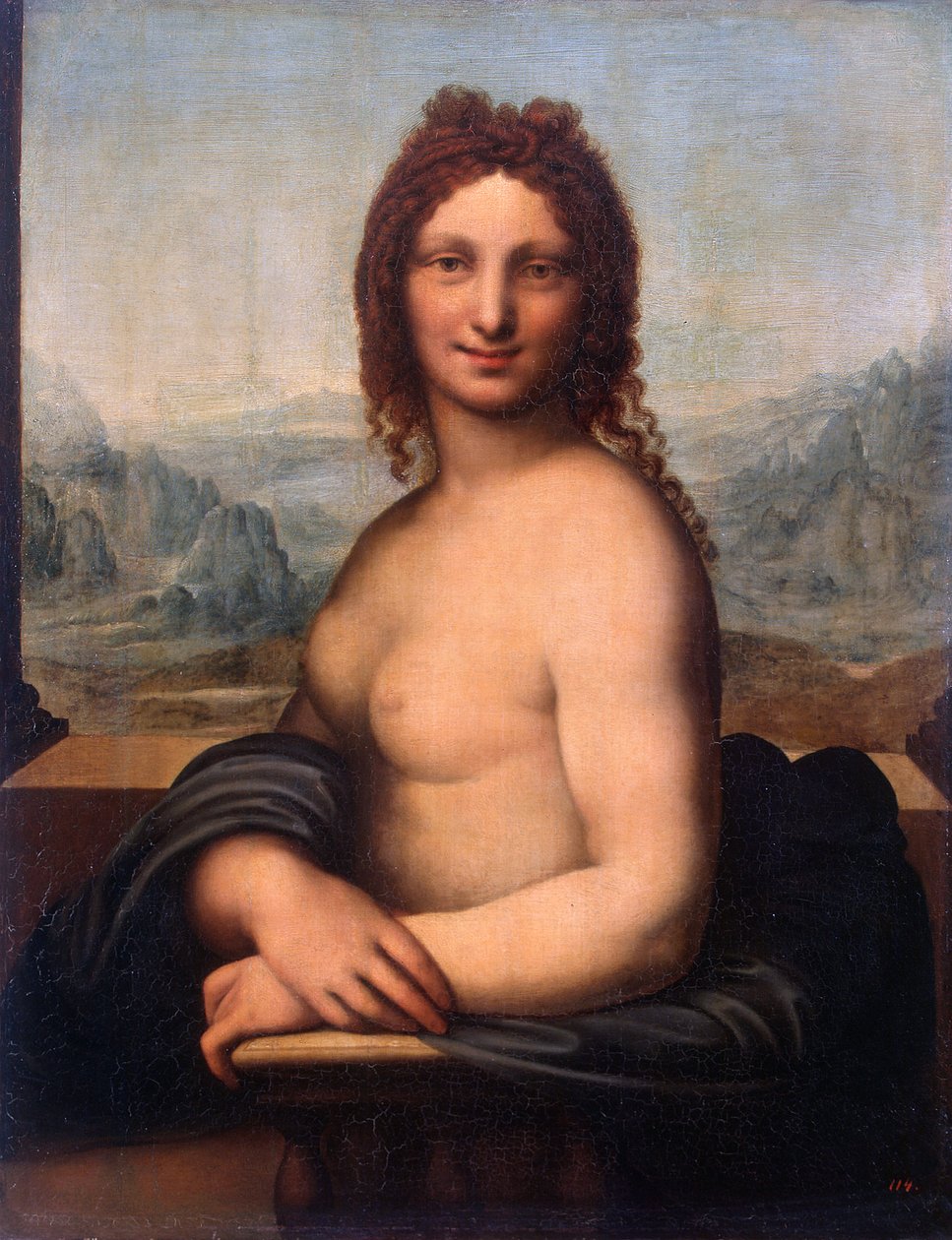 Porträt einer nackten Frau von Gian Giacomo Caprotti