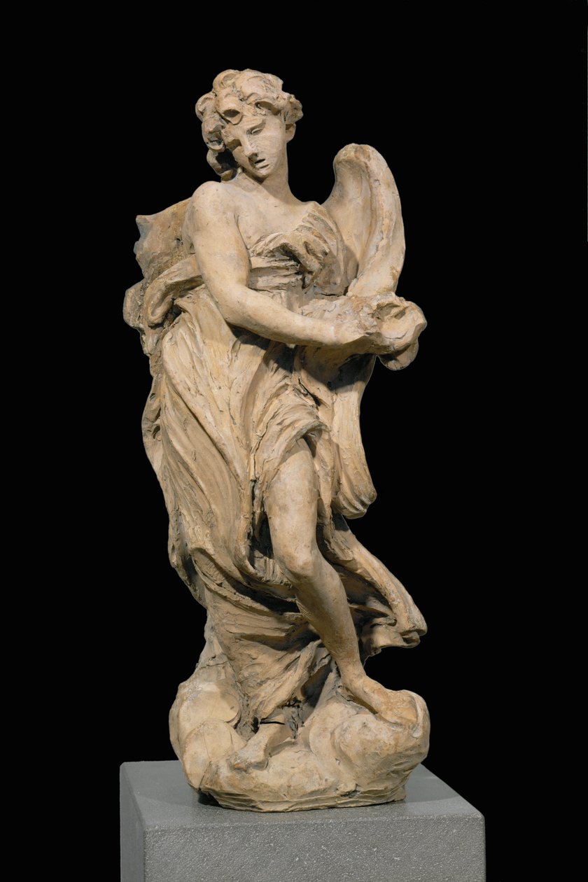 Engel, der die Dornenkrone trägt von Gian Lorenzo Bernini