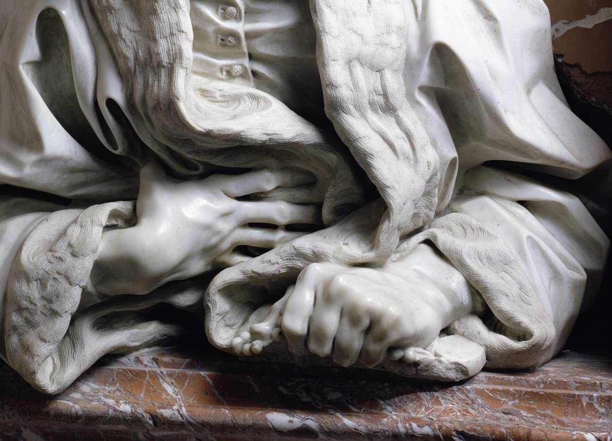 Büste von Gabrielle Fonseca (Detail) von Gian Lorenzo Bernini