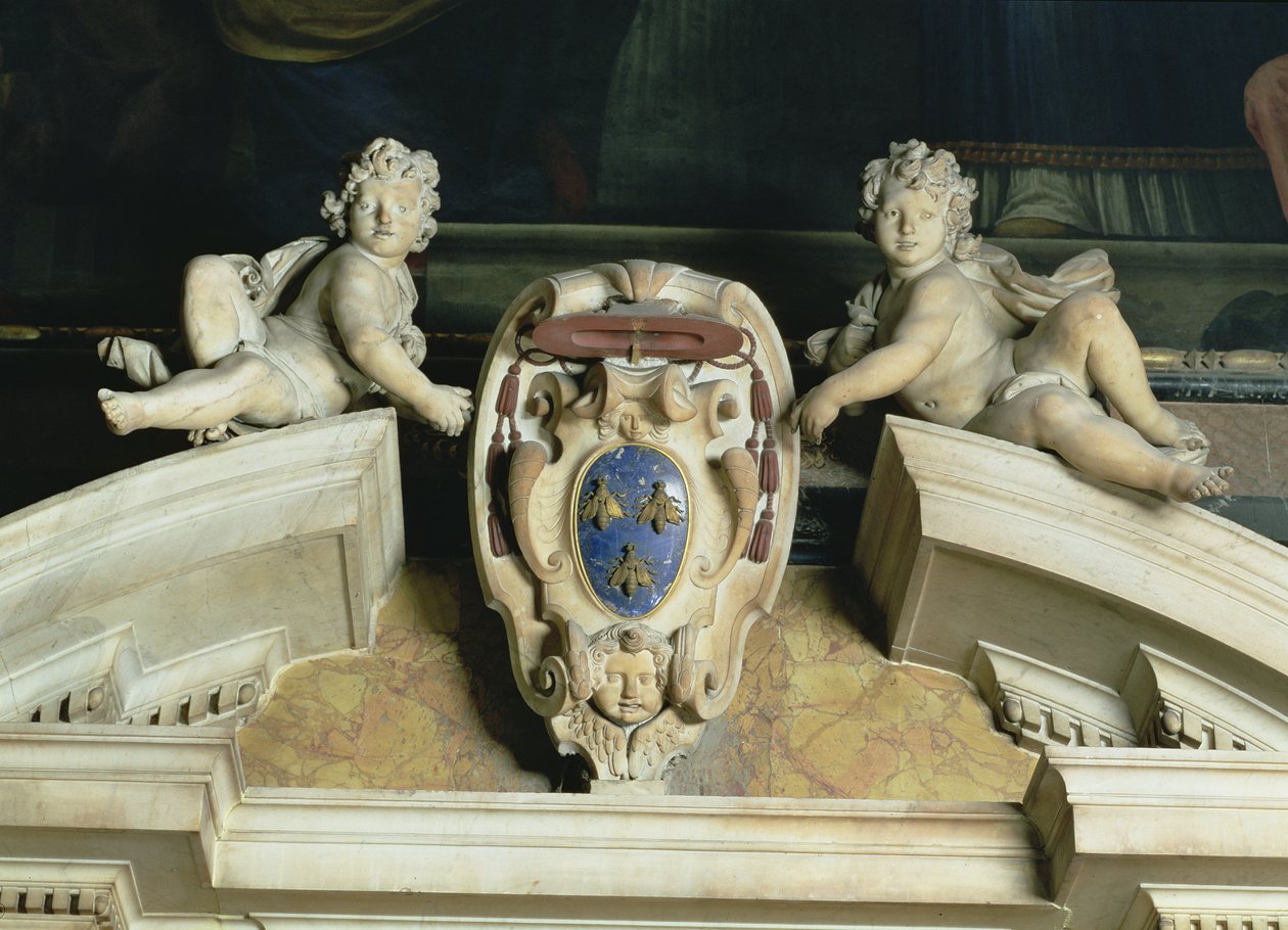Innenansicht der Barberini-Kapelle (Detail) von Gian Lorenzo Bernini