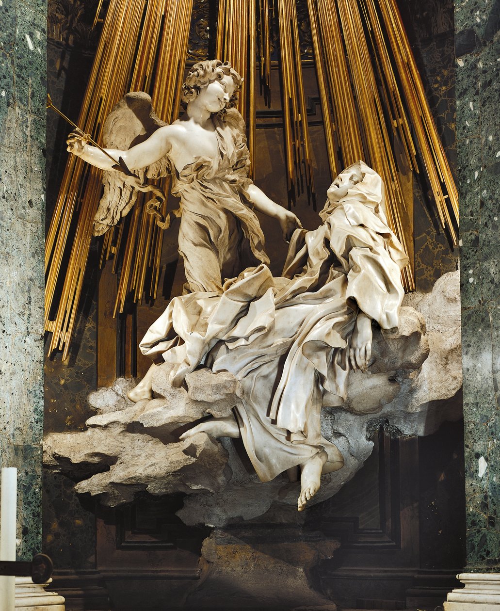 Italien, Rom, Kirche Santa Maria della Vittoria, Ekstase der Heiligen Teresa von Avila von Gian Lorenzo Bernini