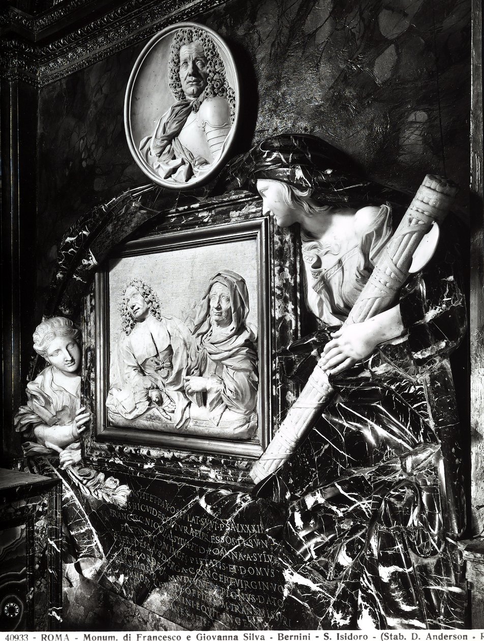 Monument für Francesco und Giovanni Silva von Gianlorenzo Bernini von Gian Lorenzo Bernini