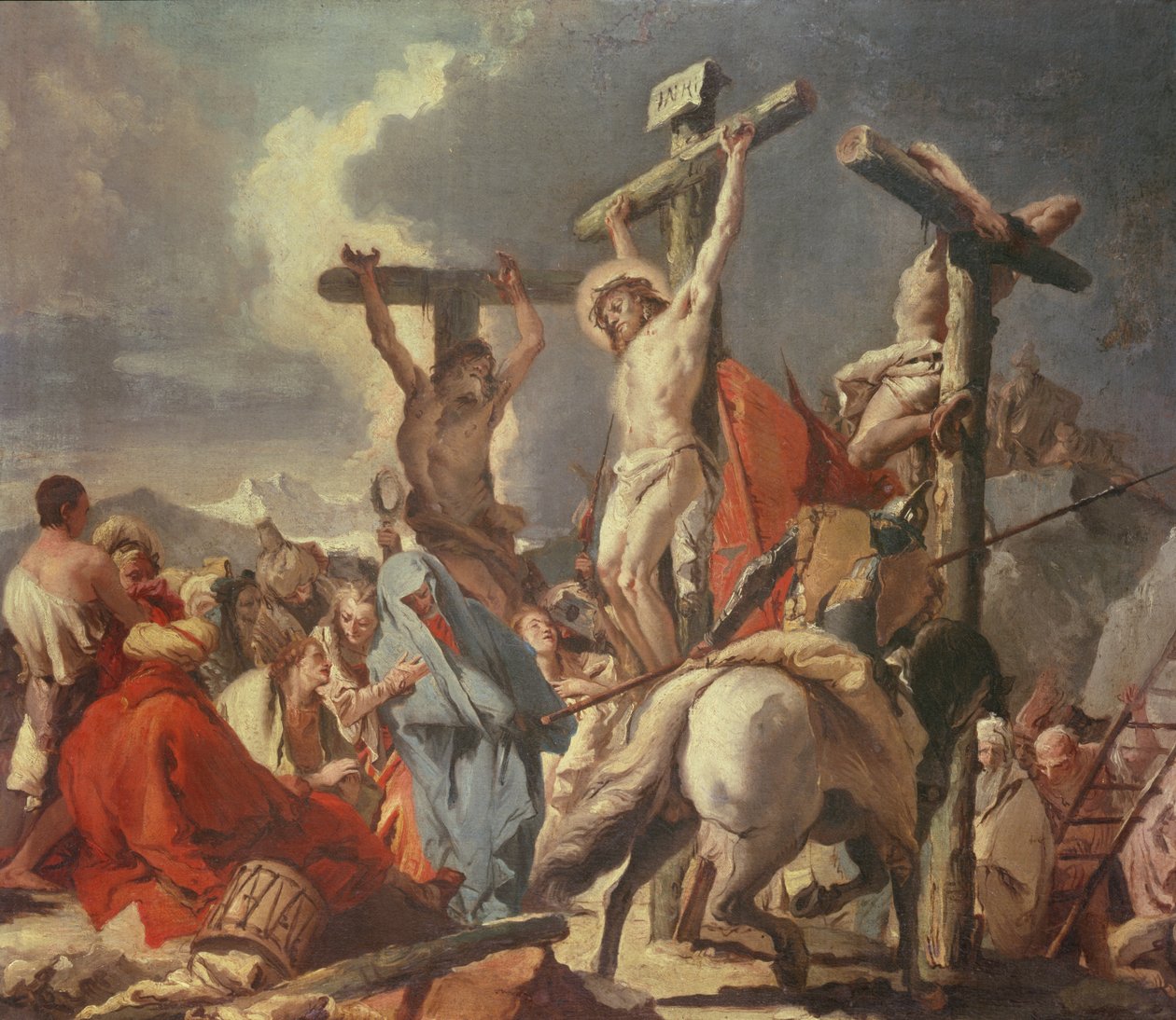 Christus am Kreuz von Giovanni Domenico Tiepolo