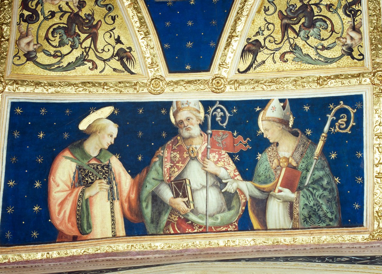 Heiliger Jakobus der Jüngere, Heiliger Philippus und Heiliger Thomas von Giannicola di Paolo