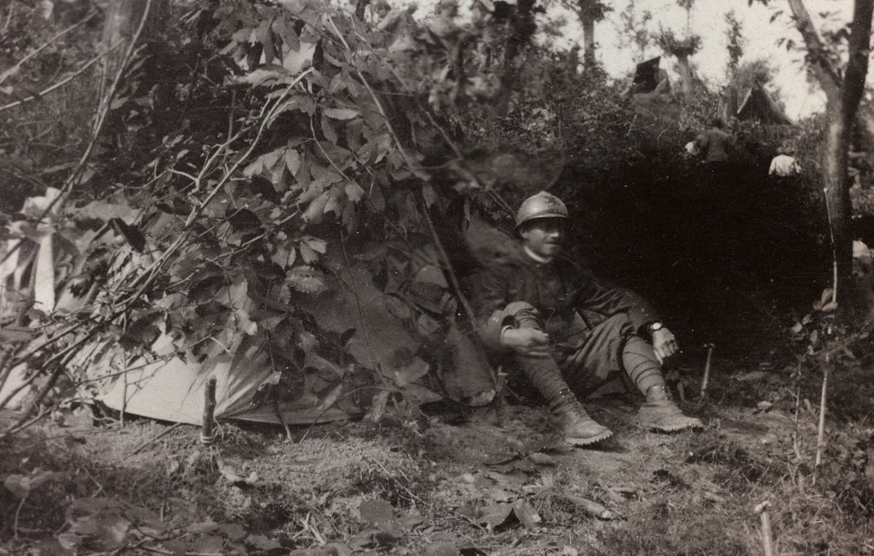 Album "Bilder des Krieges II": Italienische Soldaten im Val Chiusone nach Podsenica, 09/1917 von Gigliucci Gigliucci