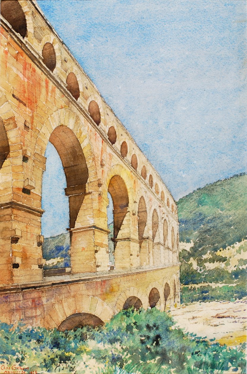Pont du Gard, Frankreich von Gilbert Cass