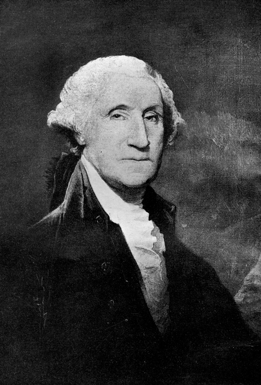 George Washington, erster Präsident der Vereinigten Staaten, 1933 von Gilbert Stuart