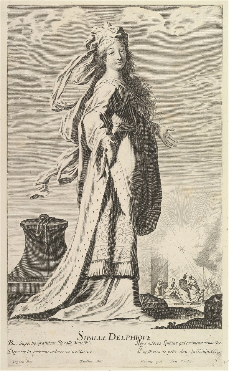 Sibylle Delphique von Gilles Rousselet and Abraham Bosse