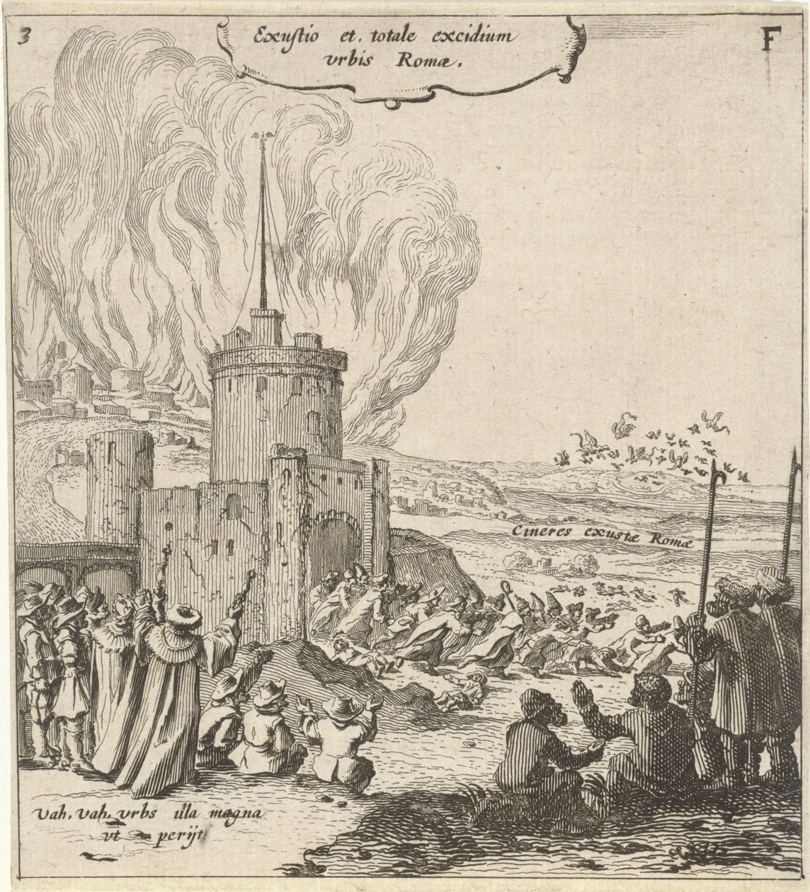 Brand in Rom von Gillis van Scheyndel (I)