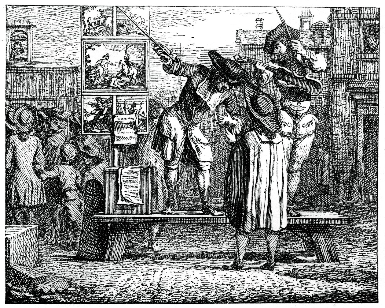 Jahrmarktparade, 1885 von Gillot