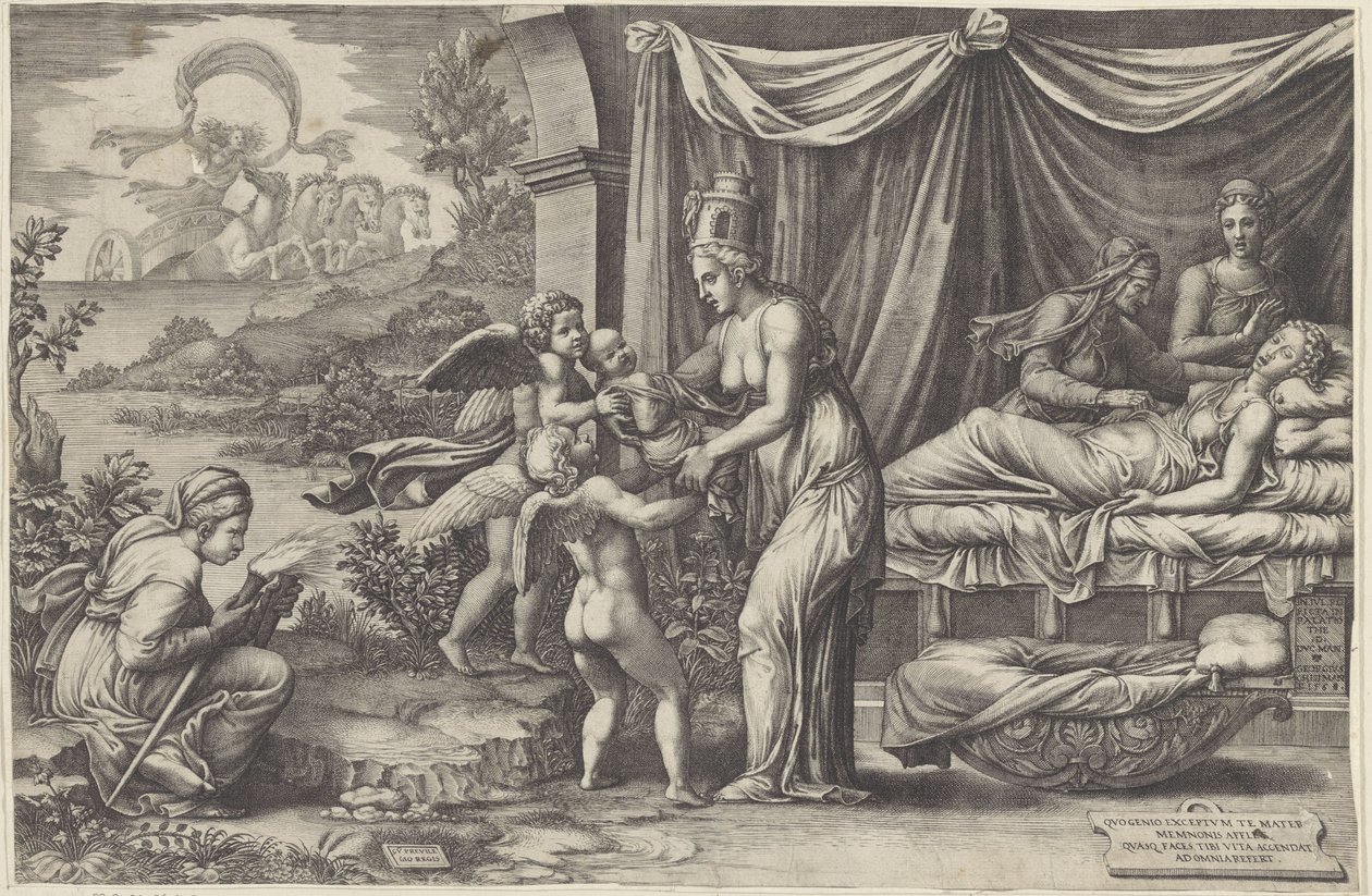 Allegorie auf die Geburt von Giorgio Ghisi
