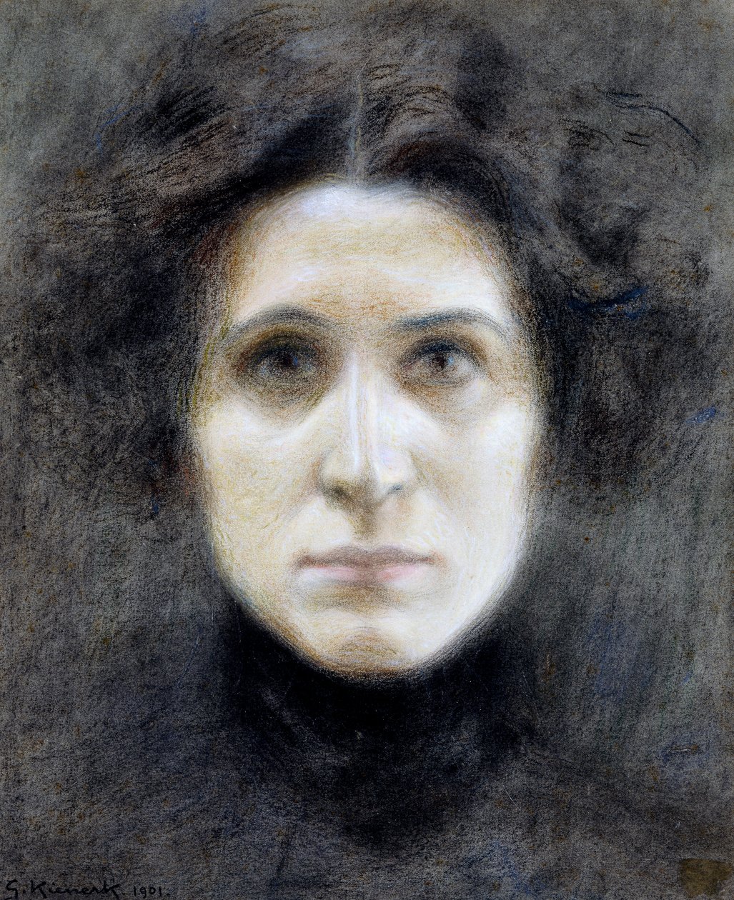 Porträt von Irma Gramatica von Giorgio Kienerk